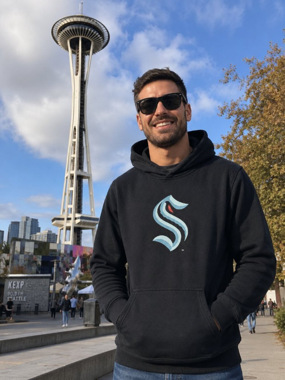 Mens Seattle Kraken Hoodie (XL)